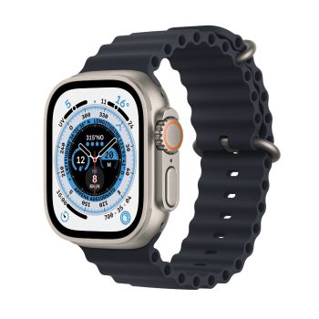 Apple Watch Ultra Titanium - Bracelet Midnight Ocean 1,92"