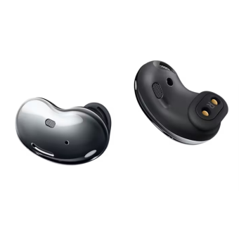 Écouteurs Galaxy Buds Live /Noir /Bluetooth v5.0 /60 mAh (Écouteurs) /472 mAh (Boitier) /Android 5.0 ↑ - 1,5 Go ↑ - iPhone 7 ↑, iOS 10 ↑