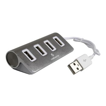 HUB VOLKANO Pivot series /Gris /4 ports USB